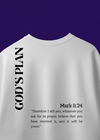 God plan Oversized T Shirt – Streetwear Graphic Tee for Men & Women | GenZ Fashion
