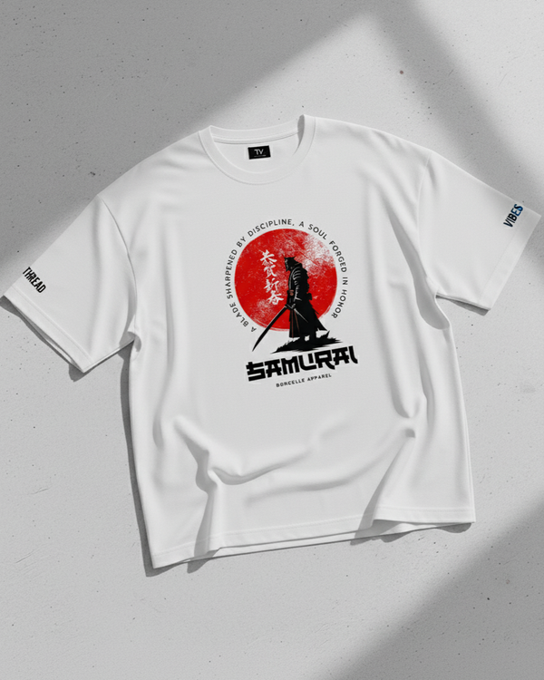 Samurai Casual T Shirt – Graphic Tee for Men & Women | Streetwear GenZ Fashion