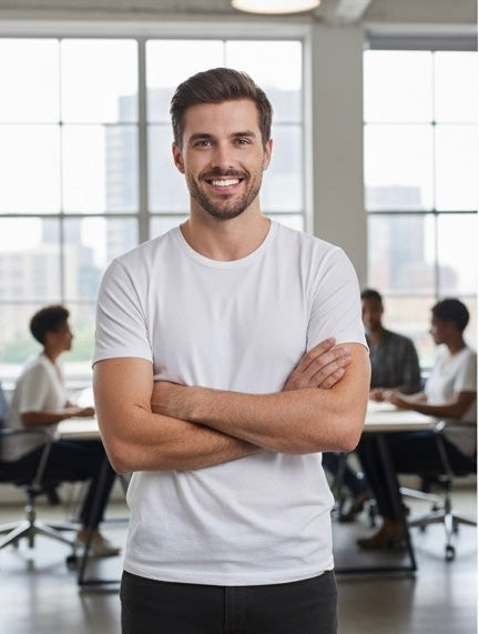 Essential White Casual Tee