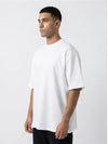 Luxury 240 GSM White Oversize Street Tee