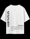 God plan Oversized T Shirt – Streetwear Graphic Tee for Men & Women | GenZ Fashion