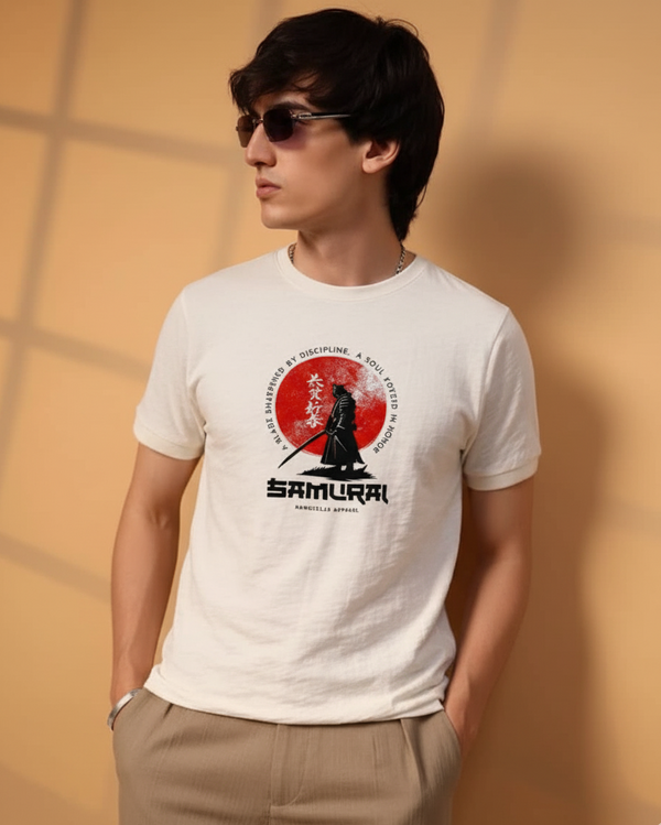 Samurai Casual T Shirt – Graphic Tee for Men & Women | Streetwear GenZ Fashion