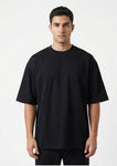Urban Fit Oversized Black T-Shirt – 240 GSM